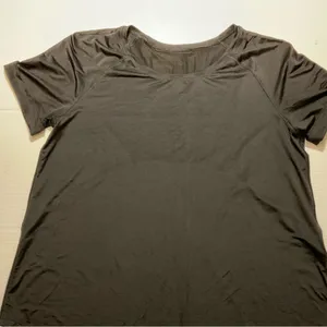 Lululemon Open Up Tie Back Tee Black Women Sz S/M thumbnail 4