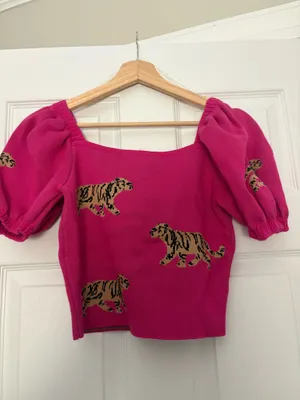 hot pink boutique top thumbnail 3