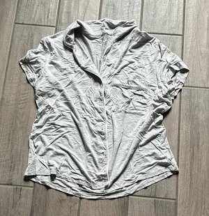 Stars Above Light Gray Button Down Shirt thumbnail 1