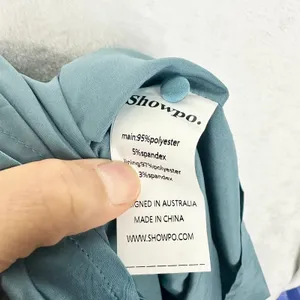 Showpo Ebony Midi Dress Size 2 NWT High Neck Gathered Bodice Steel Blue thumbnail 6