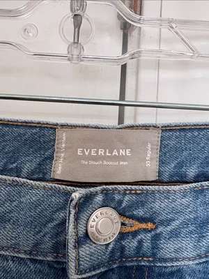 Everlane the slouch bootcut Jean size 33 thumbnail 8