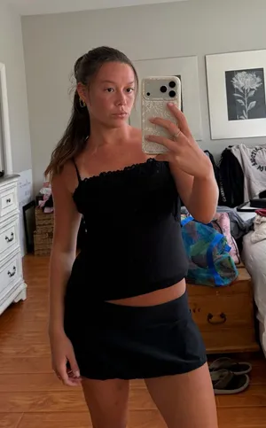 Vintage Black Lace Cami thumbnail 1
