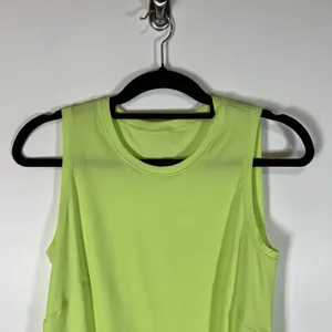 Lululemon small Sculpt Tank In Neon Green Active Tank Top Athletic Yoga Pilates‎ thumbnail 2