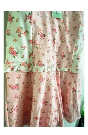 Altar'd State Pink Floral Mini Dress thumbnail 5