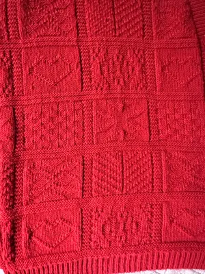 Bedford Fair Vintage 80’s Red Knit Christmas Sweater Vest thumbnail 6