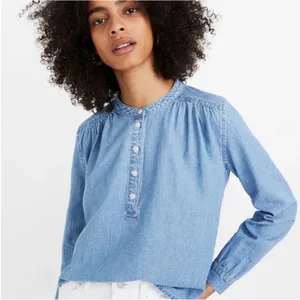 Madewell Sky Blue Button Down Shirt thumbnail 1