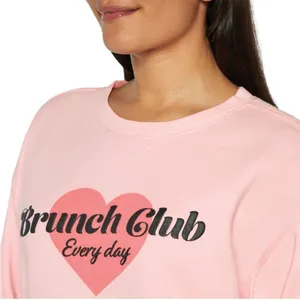 NWT Wildfox Graphic Crewneck “Brunch Club Everyday” Sweatshirt Size‎ Medium thumbnail 4