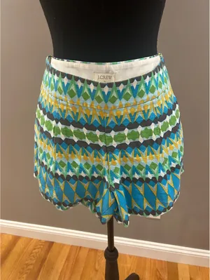 J.Crew Women's Size 2 Patterned Shorts thumbnail 2