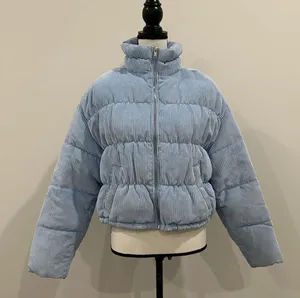 Corduroy Puffer Jacket thumbnail 1