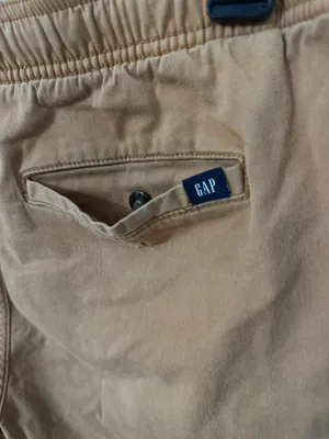 GAP Men's Tan Drawstring Hybrid Shorts thumbnail 4