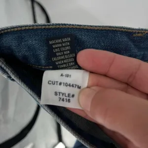 Vintage Y2K American Eagle Outfitters Women's Bootcut Jeans Blue Denim‎ Size 4 thumbnail 6