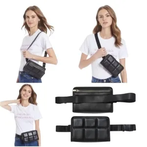 Amanda Uprichard Black Quilted Belt Bag Crossbody Fanny Pack NWT thumbnail 17