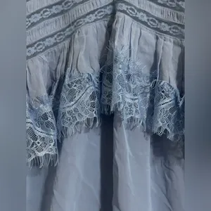Free People Light Blue Kiki Slipdress Sz M thumbnail 6