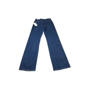 7 For All Mankind Tess Trouser Jeans High Rise Straight Relaxed Blue Size 23 thumbnail 3