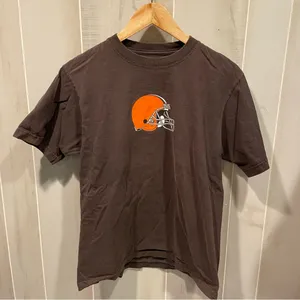 Reebok Cleveland Browns football t-shirt Hillis #40 sports nostalgia thumbnail 6