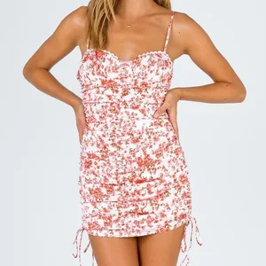 Princess Polly Cael Pink Floral Mini Dress Size 0 New with tag thumbnail 3