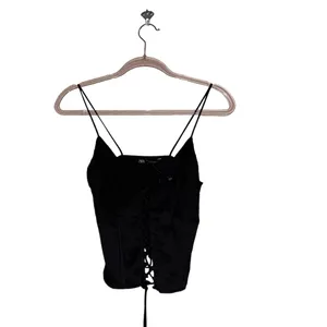 Nwot Zara Black Bloggers Fav Corset Top Xs thumbnail 9