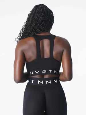 NVGTN Trilogy Black Sports Bra Small thumbnail 2