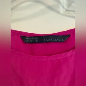 NWT Zara Magenta & White Aline Dress, Small‎ thumbnail 3