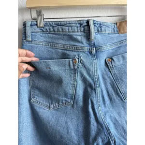 Zara Women’s Medium Wash High Rise Wide Leg‎ Baggy Jeans Blue Denim Size 8 thumbnail 8