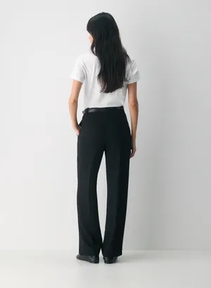 Black Aritzia Effortless Pants thumbnail 4