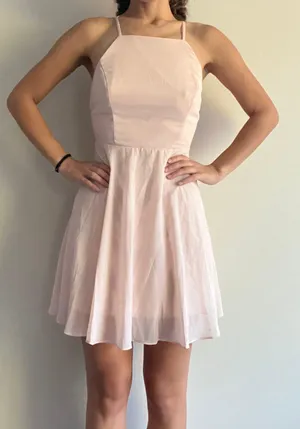 Lulus Light Blush Pink Dress thumbnail 1