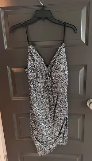 Crystal Doll Sequin Formal Mini Dress thumbnail 1