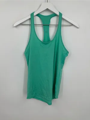 Lululemon Teal Tank Top Size Small Gym Workout thumbnail 4