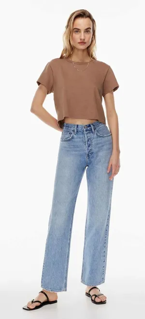 Aritzia Denim Forum Joni High Rise Loose Jeans Size 29L thumbnail 1