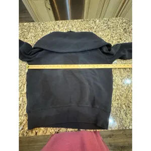 Varley Women's Small Vine Half Zip Black Ottoman Sweatshirt Ribbed Oversized thumbnail 9