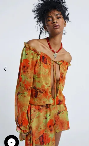 Jaded London Loco Print Cover Up Dress thumbnail 4