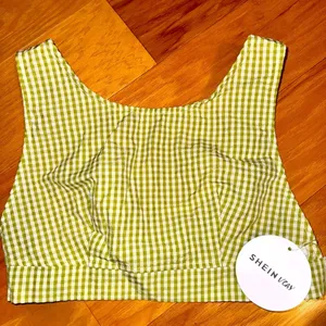 SHEIN GINGHAM Two Piace Set thumbnail 6