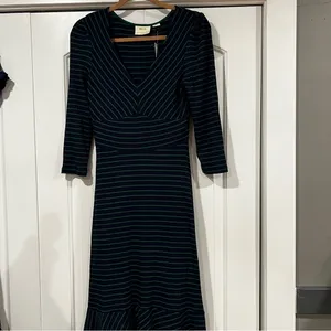 Maeve anthropologie Flores Striped Dress‎ small thumbnail 3
