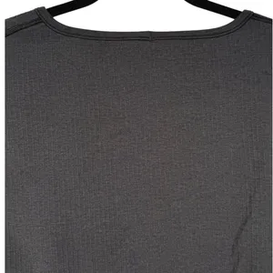 Lululemon Womens Ebb to Street Long Sleeve Shirt Ribbed Cropped Top‎ Black Sz 12 thumbnail 8
