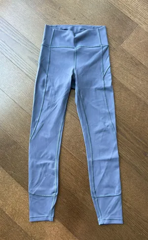 Lululemon blue in movement leggings thumbnail 1
