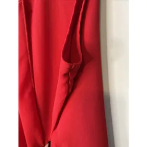 Iwollence XL Red Sleeveless Blouse Layered Chiffon Career Party Top thumbnail 6