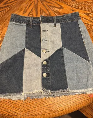 American Eagle Outfitters Skirt Jean Denim thumbnail 1