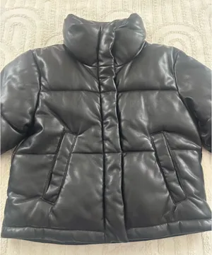 Abercrombie & Fitch Vegan Leather Black Jacket thumbnail 2
