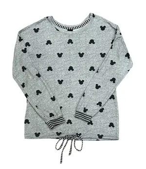 Disney Mickey Mouse Grey Lightweight Sweatshirt Size Small thumbnail 1