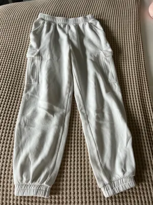 Universal Thread white cargo sweatpants size S #cargo #loungewear thumbnail 1