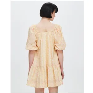 Mon Renn Fling Relaxed Fit Cotton Babydoll Casual Boho Vacation Mini Dress thumbnail 4