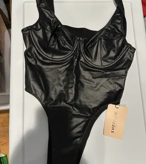 SheIn BAE Leather Bodysuit thumbnail 3