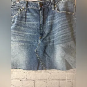 Abercrombie & Fitch Blue Denim Skirt size 32 thumbnail 2