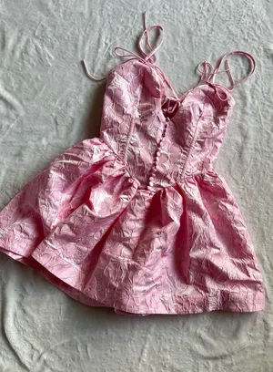 For Love & Lemons Faith Mini Dress Pink thumbnail 8
