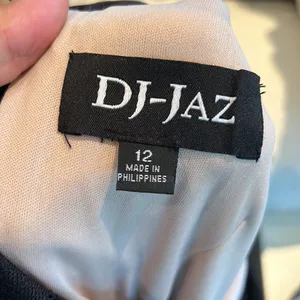 dj jaz dress 4 black lace sleeveless evening cocktail size 12. thumbnail 10