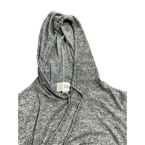 Anthropologie Saturday Sunday‎ womens Heathered gray pullover hoodie size Small thumbnail 3