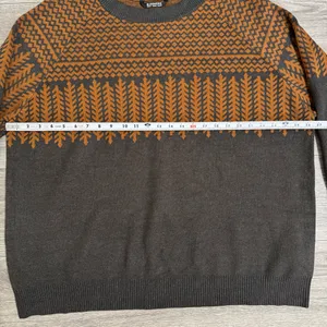 BloomChic Gray Patterned Crewneck Pullover Relaxed Fit‎ Women Sweater Size 18-20 thumbnail 8
