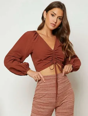 Boutique Puff Sleeve Top thumbnail 1