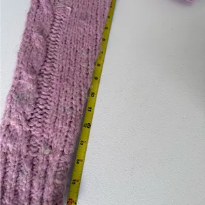 Urban Outfitters Crop Knit Buttoned Pink Size Medium Cardigan thumbnail 8