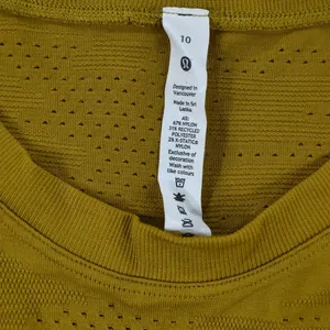 Lululemon Swiftly Tech Relaxed-Fit Tank Top 2.0 Mustard Yellow Gold Size 10 thumbnail 3